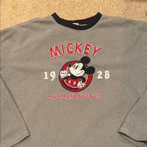 Disney Mickey Mouse Gray Sweatshirt
